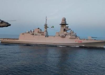تور ایتالیا ارزان: استقرار کشتی جنگی نیروی دریایی ایتالیا در تنگه هرمز