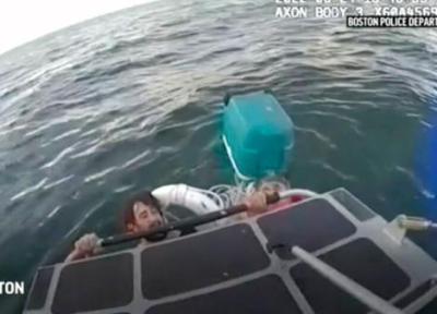 نجات معجزه آسای پدر و پسری از غرق شدن در دریا