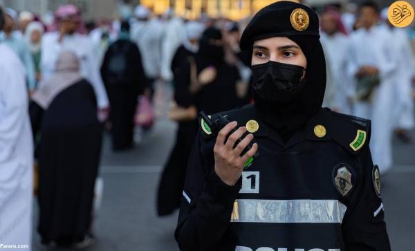 حضور نیرو های امنیتی زن در برگزاری مراسم عمره برای نخستین بار